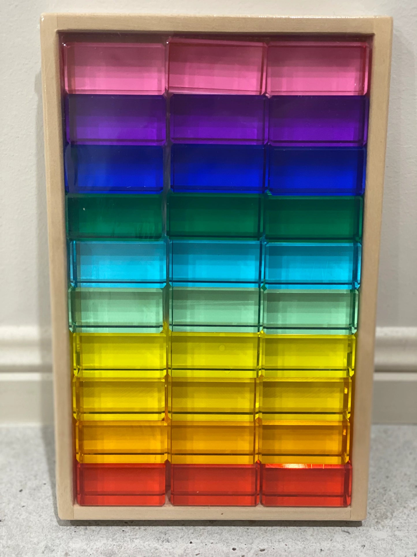 【預購】My little creator- 彩色長方形透光水晶積木（多款）