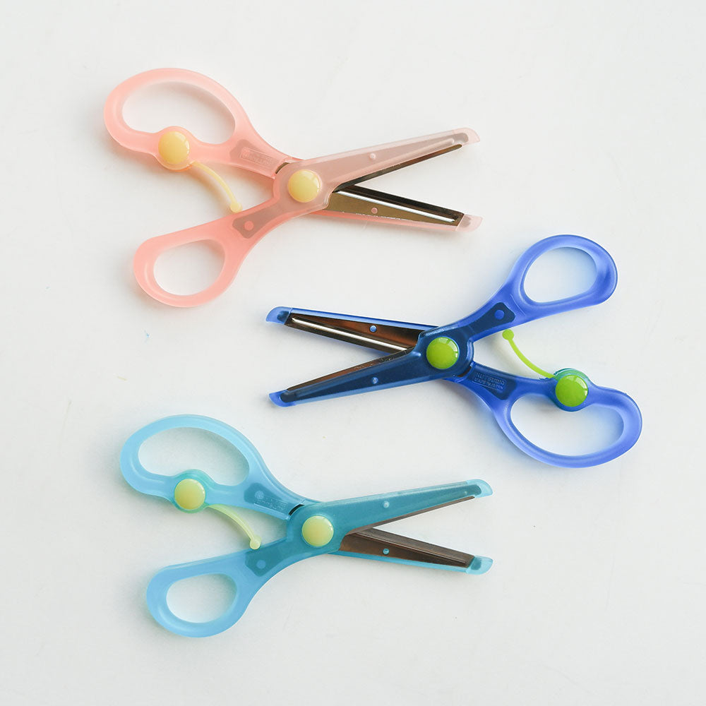 【Kutsuwa】兒童安全彈力剪刀（右 / 左撇子）