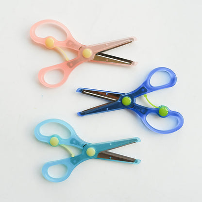 【Kutsuwa】兒童安全彈力剪刀（右 / 左撇子）