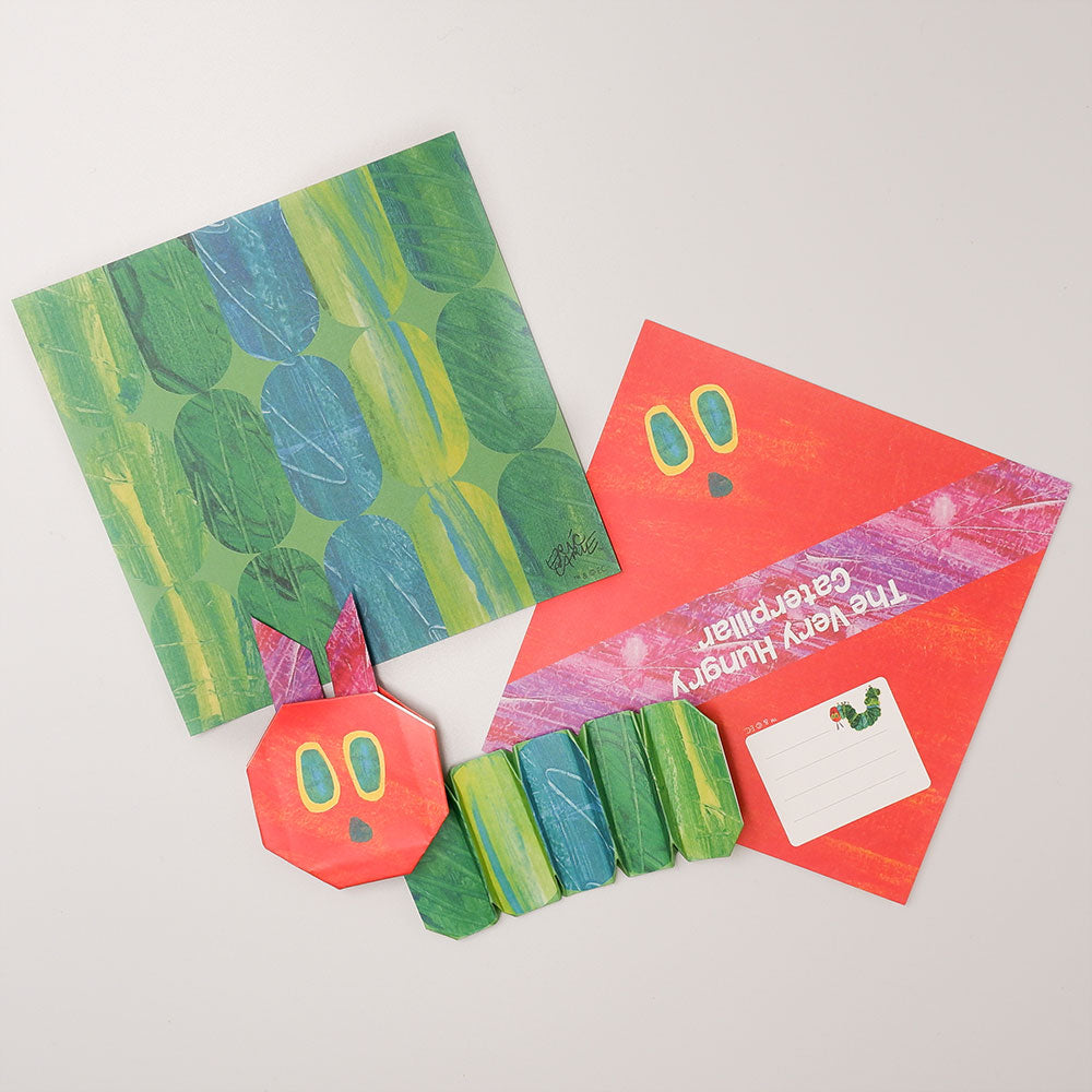 【Sanbongawa】好餓的毛毛蟲繪本系列摺色紙-60入