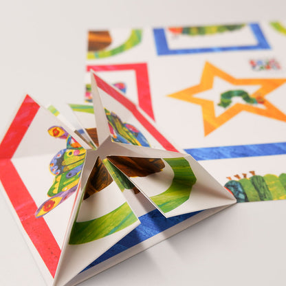 【Sanbongawa】好餓的毛毛蟲繪本系列摺色紙-60入