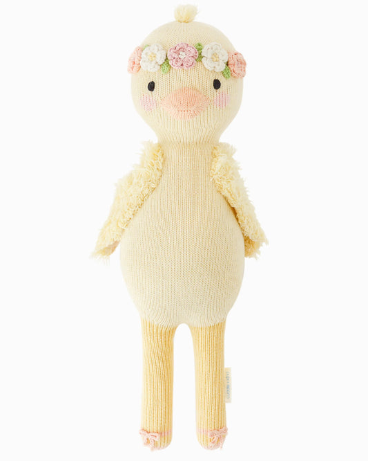 預購｜cuddle+kind 手工玩偶-Flora 柔紫小鴨