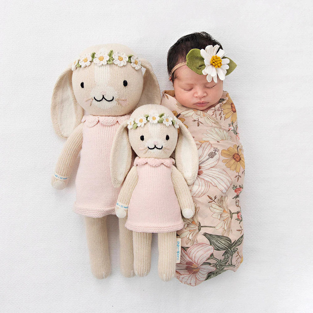 預購｜cuddle+kind 手工玩偶-Hannah 粉嫩小兔
