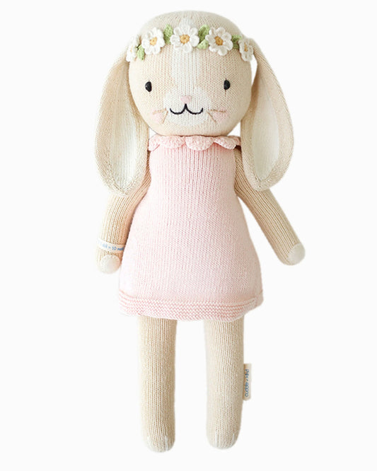 預購｜cuddle+kind 手工玩偶-Hannah 粉嫩小兔