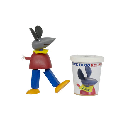 Kellner Steck 拼裝木玩 - 老鼠奎克 Quiek