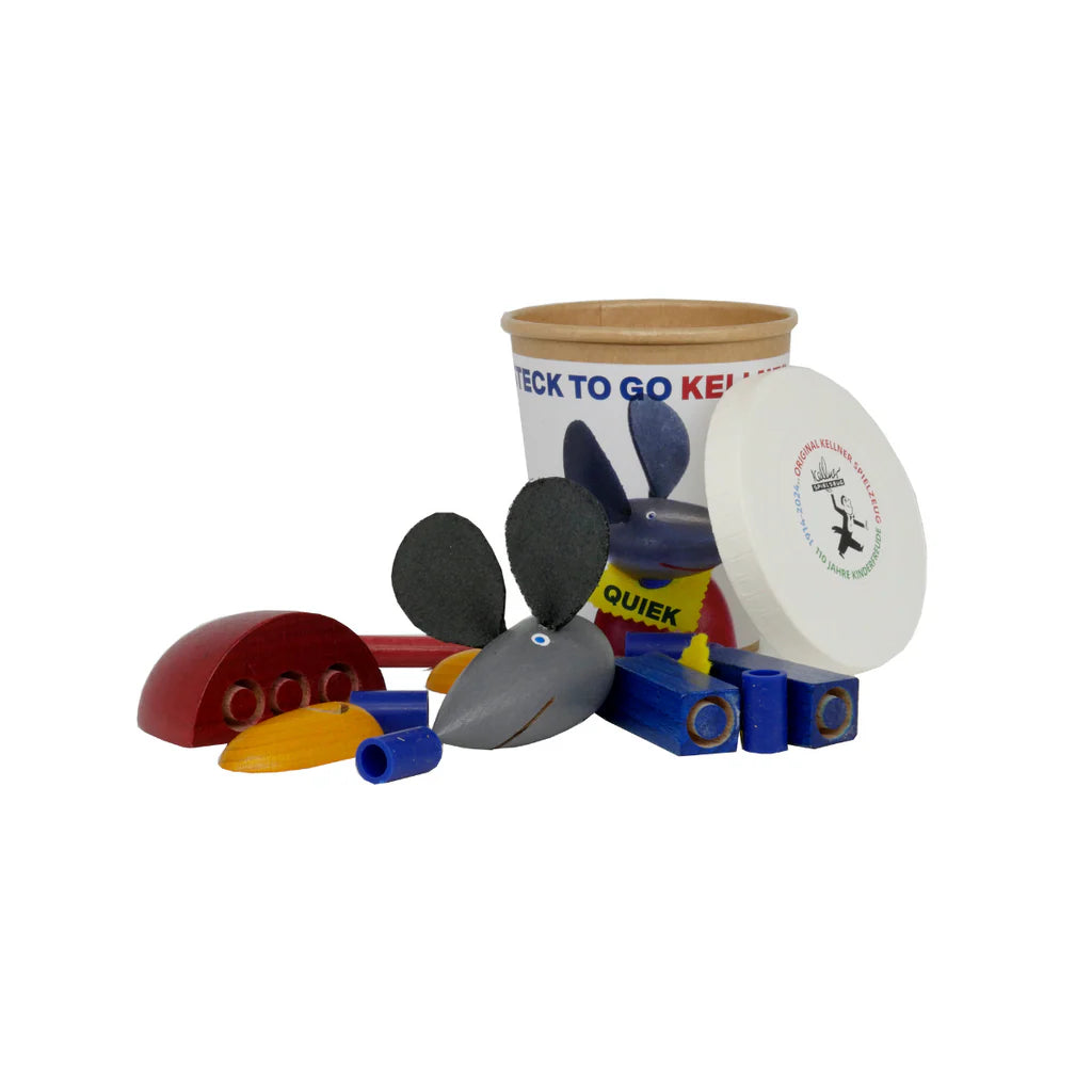 Kellner Steck 拼裝木玩 - 老鼠奎克 Quiek