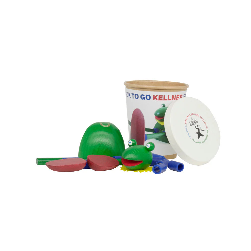 Kellner Steck 拼裝木玩 - 青蛙夸克 Quak