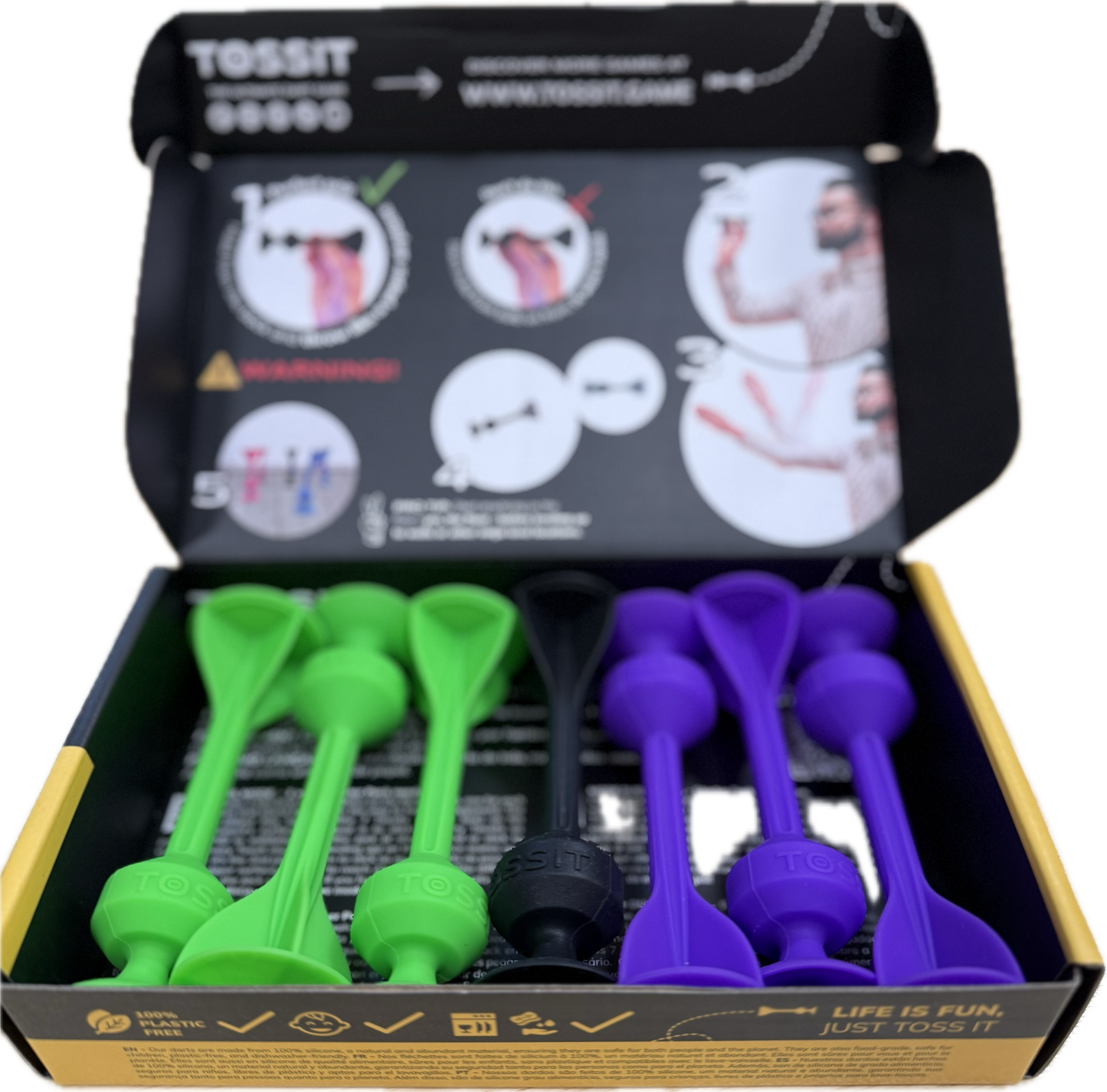 Tossit – Starter Pack (Play Set)｜雙人入門組（7支飛鏢） 無收納袋