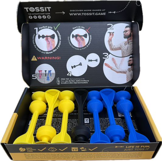 Tossit – Starter Pack (Play Set)｜雙人入門組（7支飛鏢） 無收納袋
