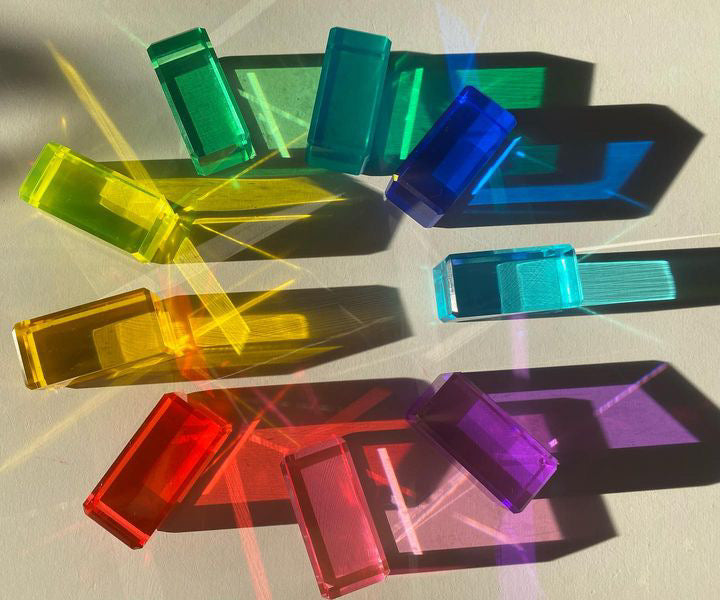 【預購】My little creator- 彩色長方形透光水晶積木（多款）