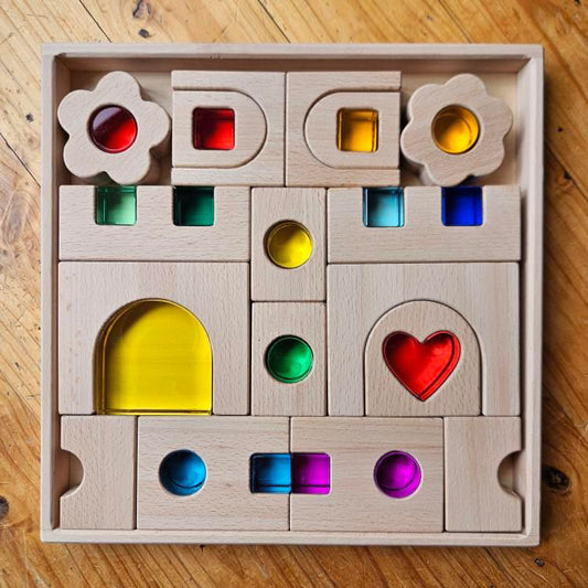 My little creator- 彩虹城堡水晶積木組