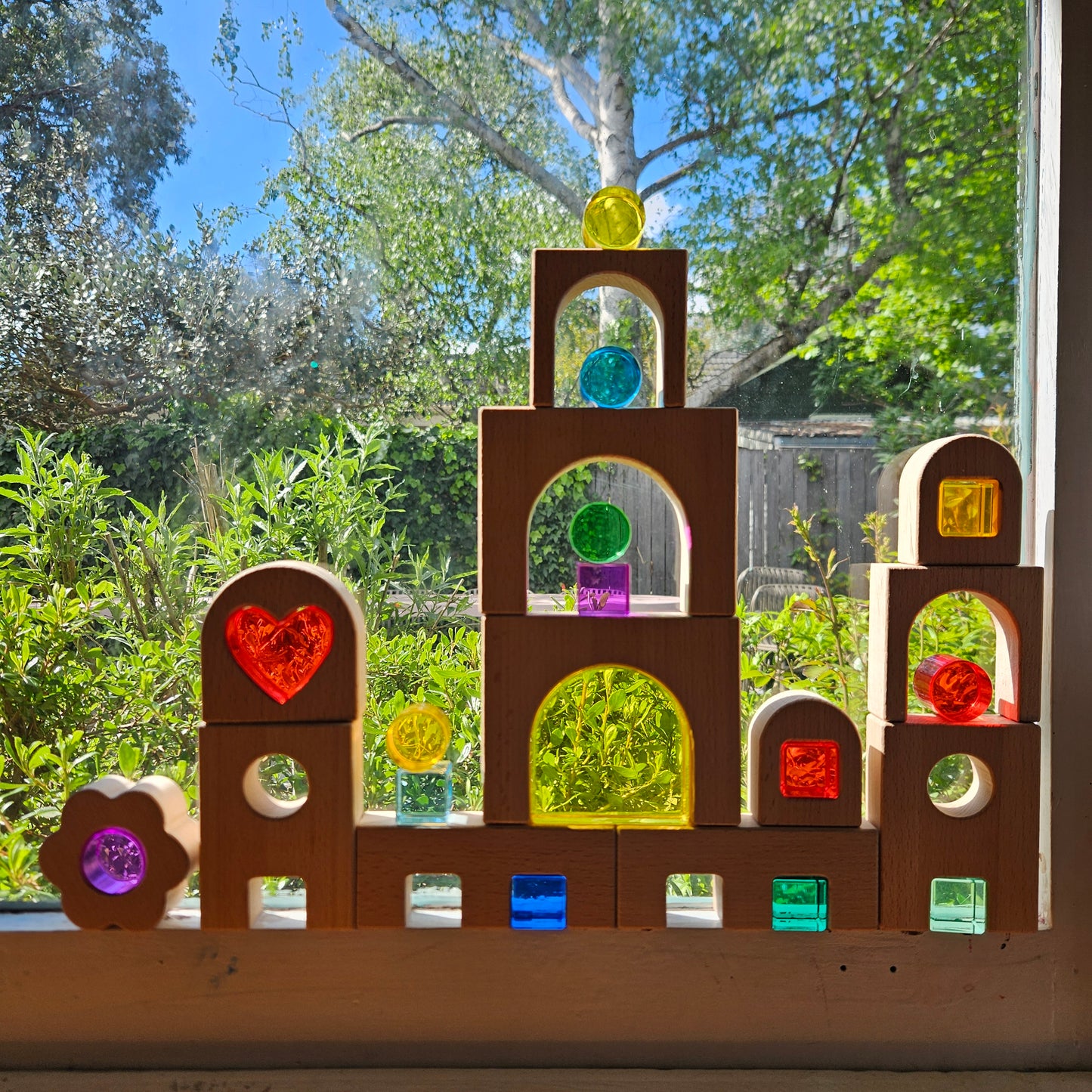 My little creator- 彩虹城堡水晶積木組