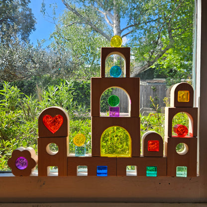 My little creator- 彩虹城堡水晶積木組