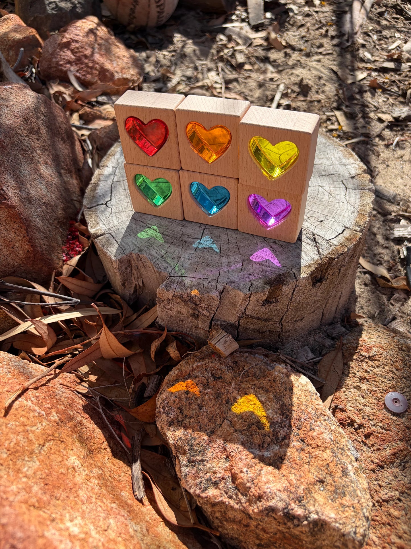 【預購】My little creator- 愛之十字透光積木組+6個十字原木