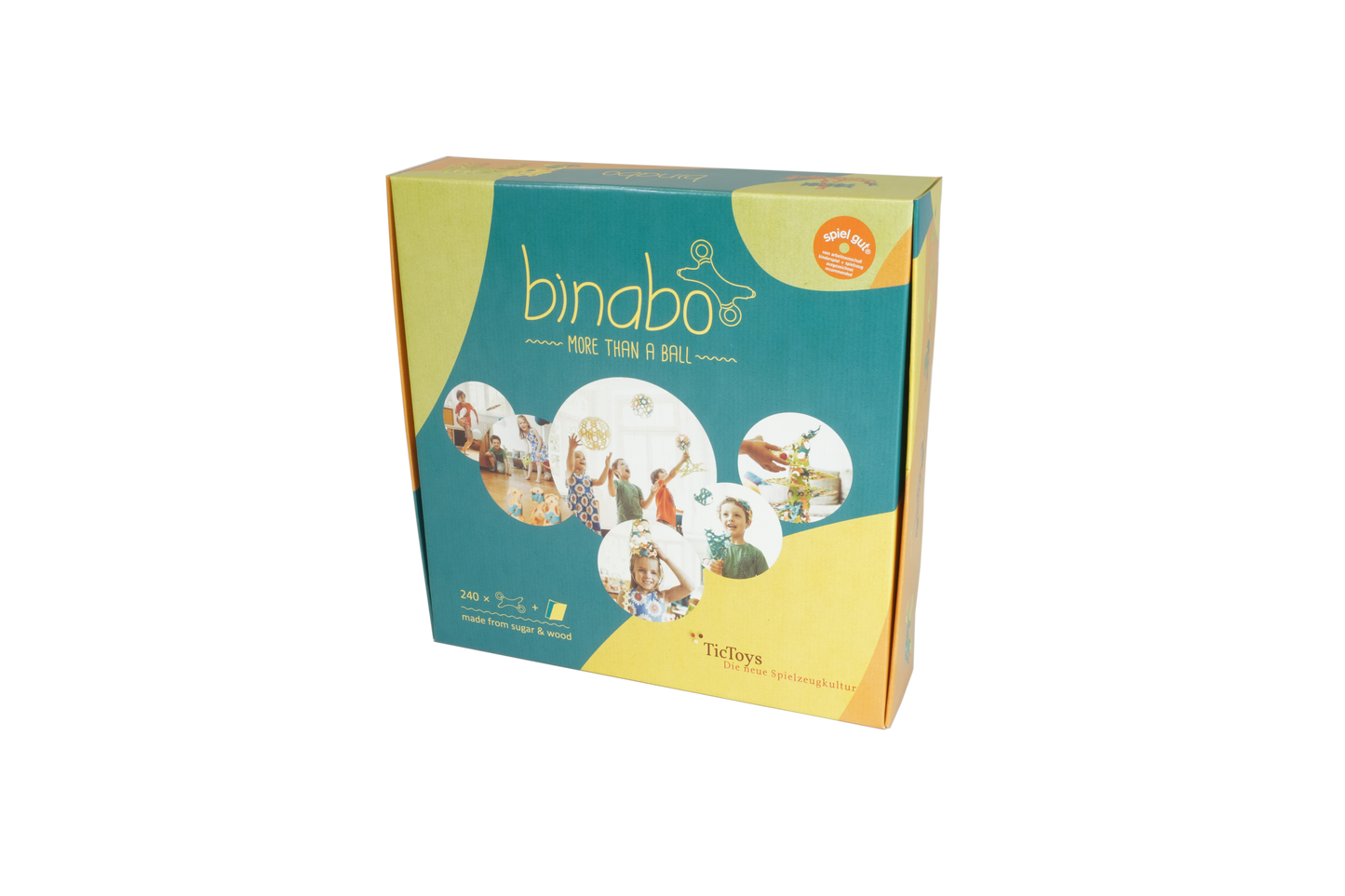 Binabo 骨頭積木(240片，混色)