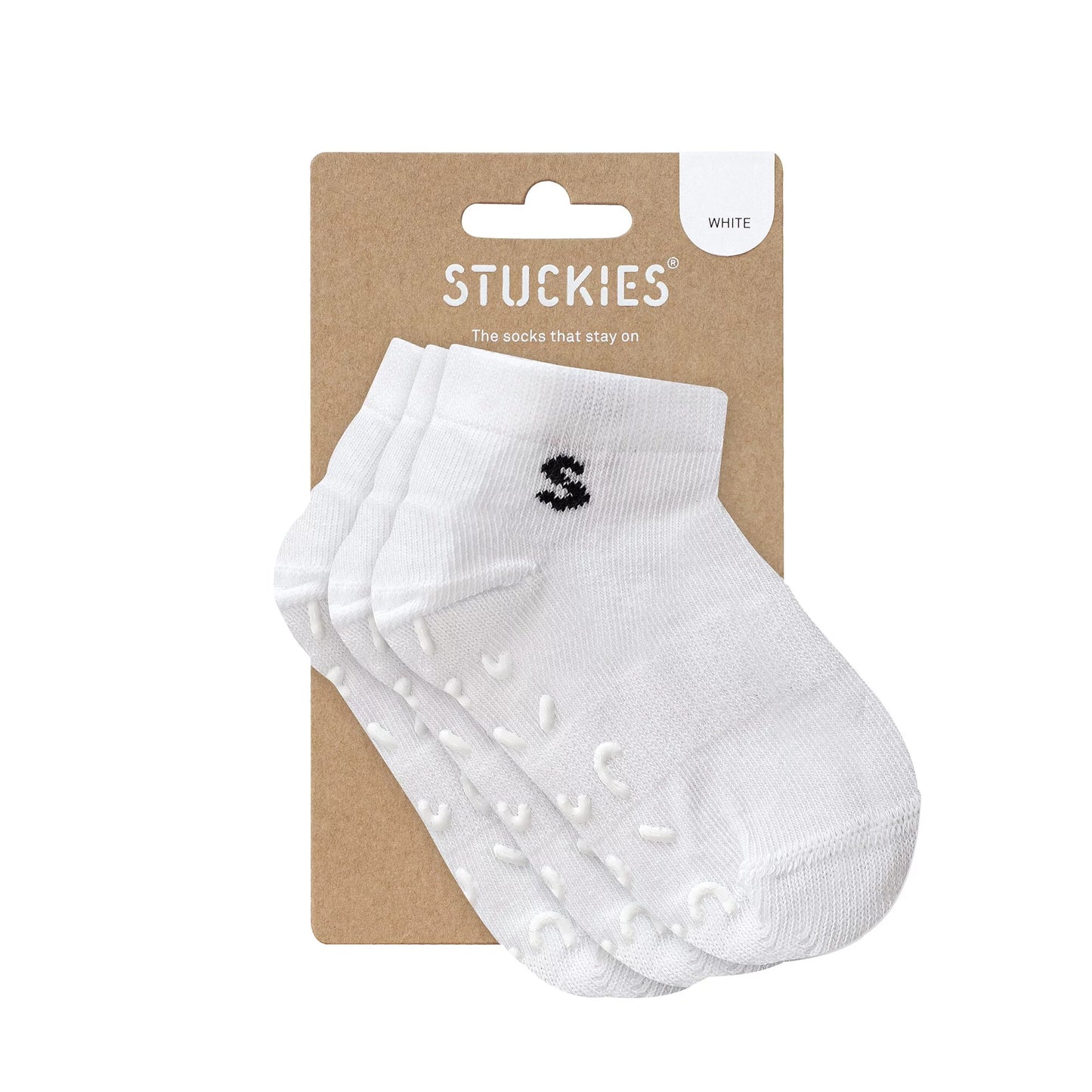 Stuckies 短襪三入組 - White