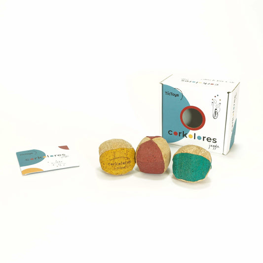 TicToys corkolores Juggle 3入雜耍球