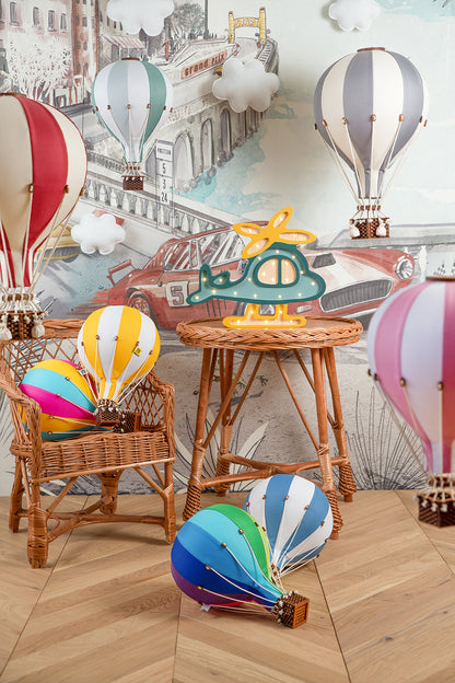 Super Balloon 波蘭熱氣球飾品-彩虹旅人