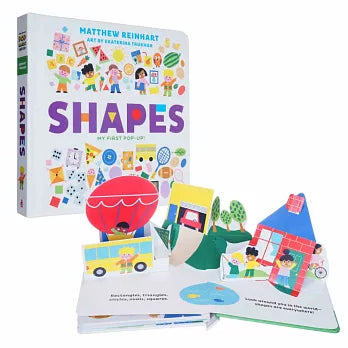 Shapes: My First Pop-Up! 紙藝大師設計給孩子的形狀立體書