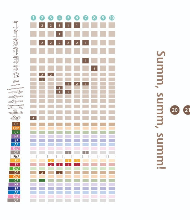 Xyloba Melody Tracks｜Summ, summ, summ 小蜜蜂旋律套組 （53件）