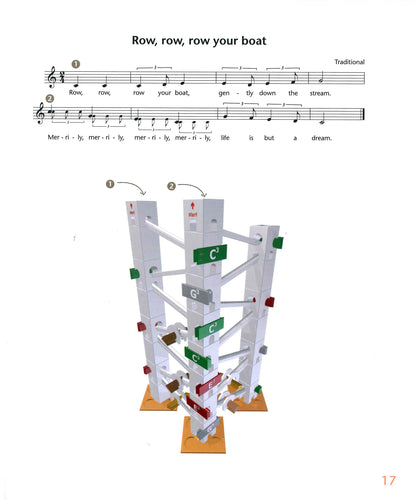 Xyloba melody track | Row, row, row your boat Baukasten 划呀划呀小船旋律套組  (59件)