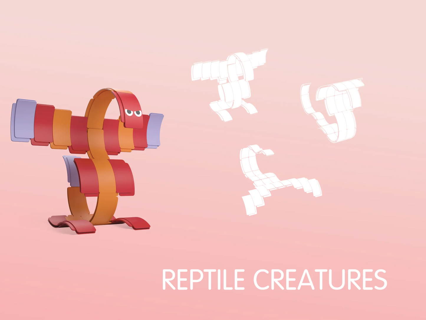 Waytoplay Arches 動物系列｜Reptile Creatures 爬蟲奇獸 25件