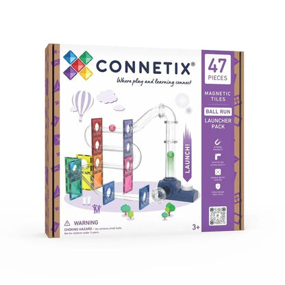 澳洲 Connetix 磁力片- 47片 動力發射球道組