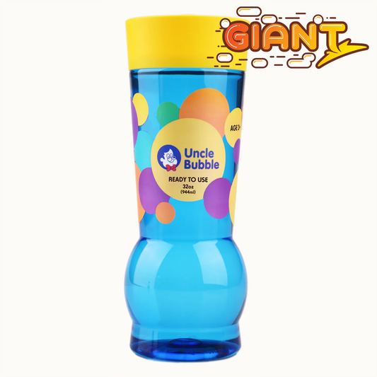 Uncle Bubble 黃蓋超級泡泡水 32oz｜大泡泡補充瓶