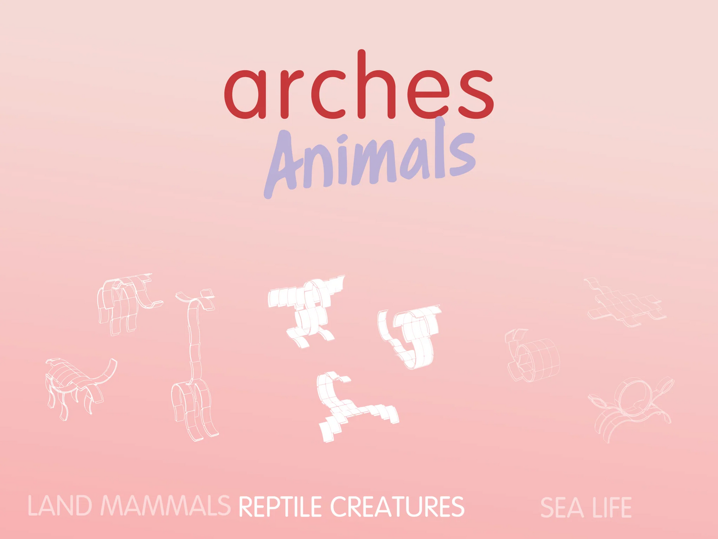 Waytoplay Arches 動物系列｜Reptile Creatures 爬蟲奇獸 25件