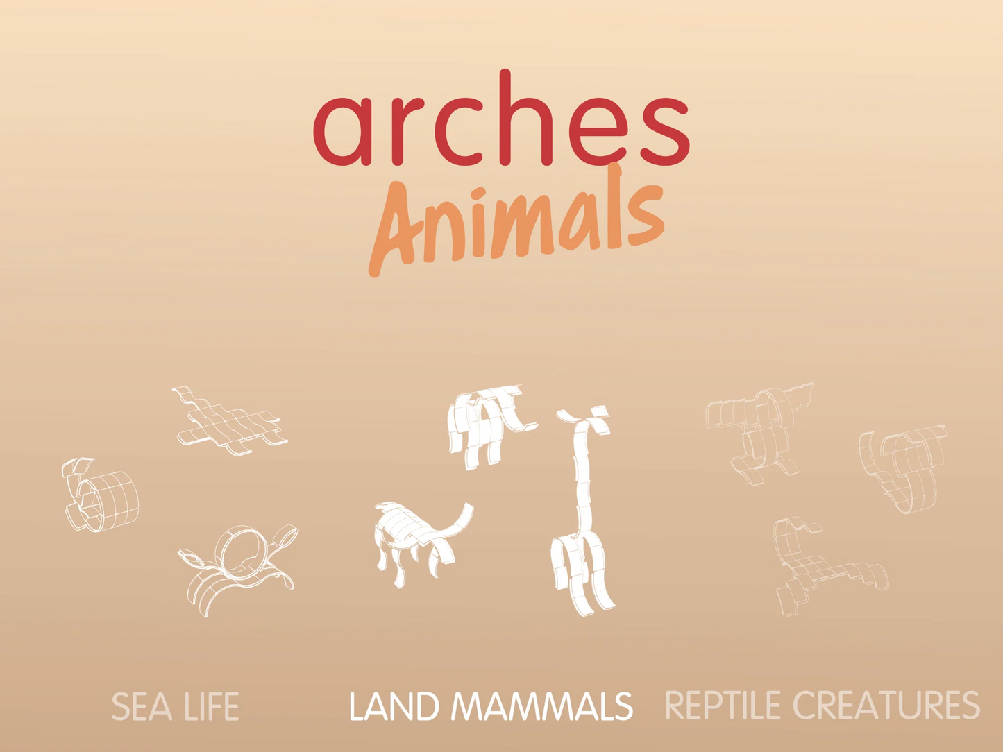 Waytoplay Arches 動物系列｜陸地動物 25件