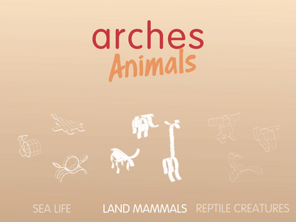 Waytoplay Arches 動物系列｜陸地動物 25件
