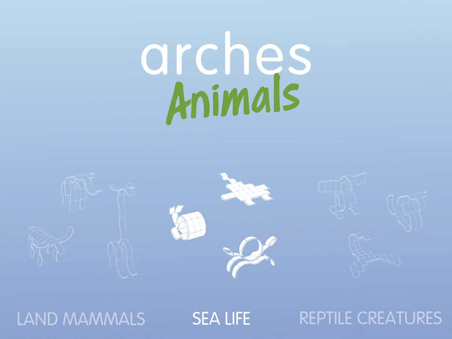 Waytoplay Arches 動物系列｜Sea Life 海洋生物 25件