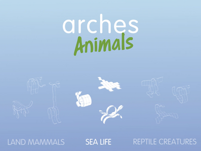 Waytoplay Arches 動物系列｜Sea Life 海洋生物 25件