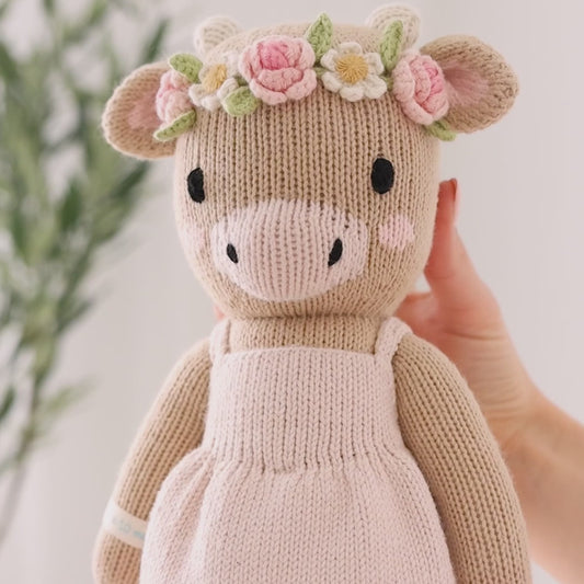 預購｜cuddle+kind 手工玩偶-Amelia 小牛